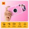 Kodak Printomatic+ Instant Print Digital Camera Starter Bundle + Carrying Case + Zink 20pk Sticky-Back Photo Paper - 10MP, Full-Color Photos, RGB LED Status Indicator